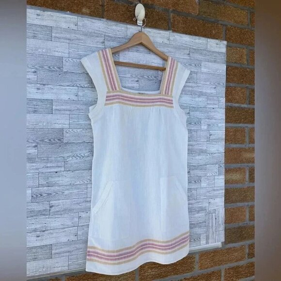 Faherty Hailee Organic Cotton Jacquard Minidress Size small - Picture 3 of 11